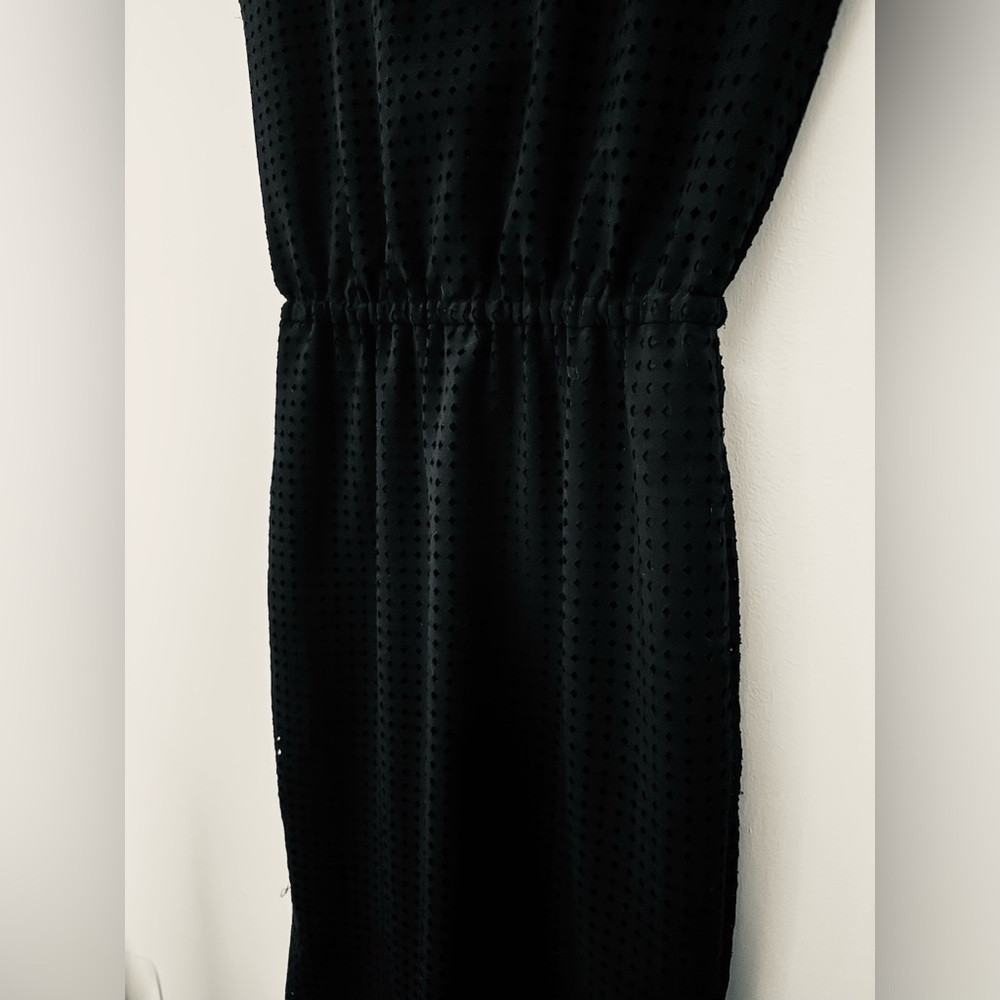 J. Crew Women’s Perforated Laser Cut Diamond Pattern Midi Dress, Size 00 - Picture 4 of 5